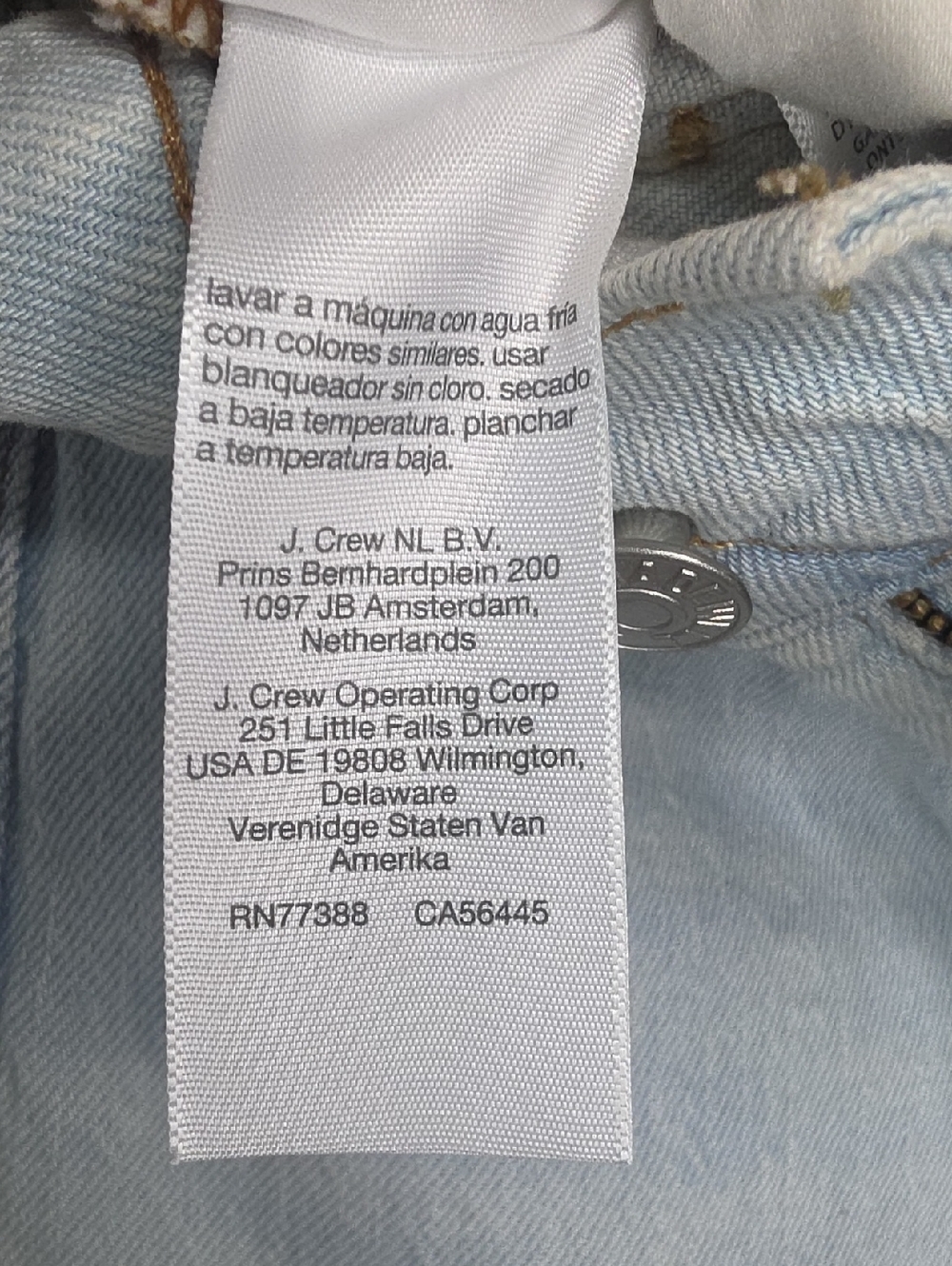 Madewell Mid-Rise Perfect Vintage Jeans Magic Pockets Light Wash Women's Size 24 - Picture 14 of 16
